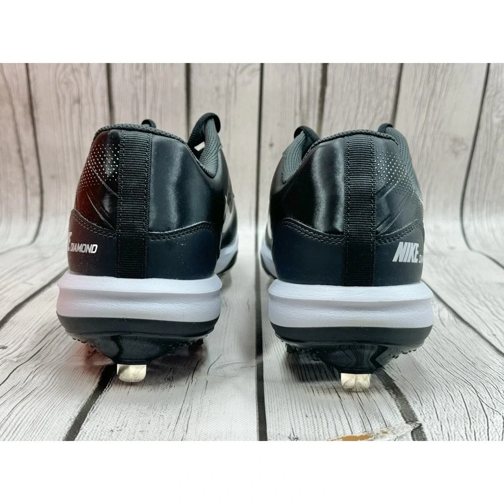 Nike Alpha Huarache Varsity 4 TF Black Dark Smoke Grey Size 14 DJ6516-010